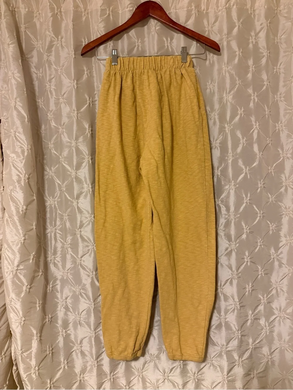 FP Beach Set Culver City Co-Ord Matching Pants Top Mustard Yellow Free People